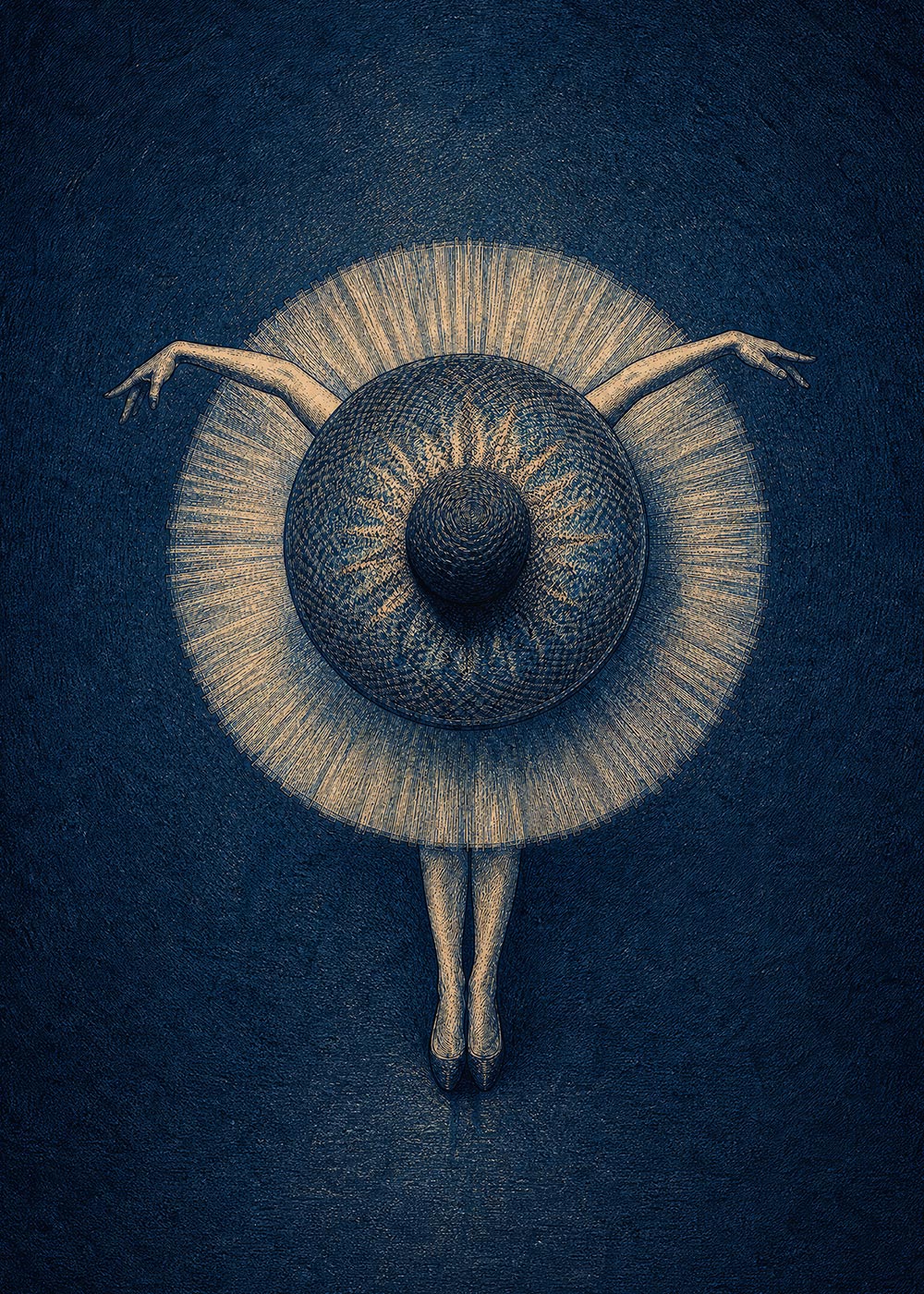 Dancer Elegance, optical illusion